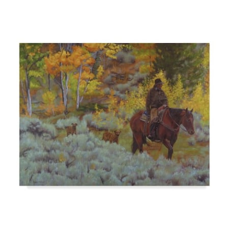 Rusty Frentner 'Modern Day Cowboy' Canvas Art,24x32
